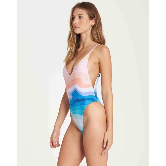 Billabong Sea Trip One Piece Swimsuit Size L $85 - Picture 3 of 8